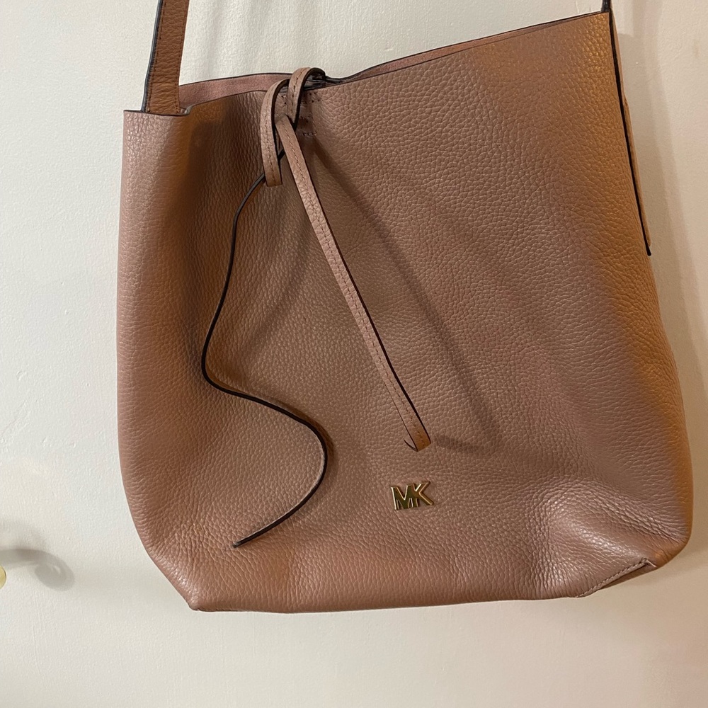 Michael Kors Leather Messenger Bag